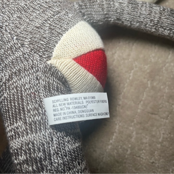Schylling Rowley Sock Monkey Retro Brown & White Red Lips 20" - Picture 6 of 7
